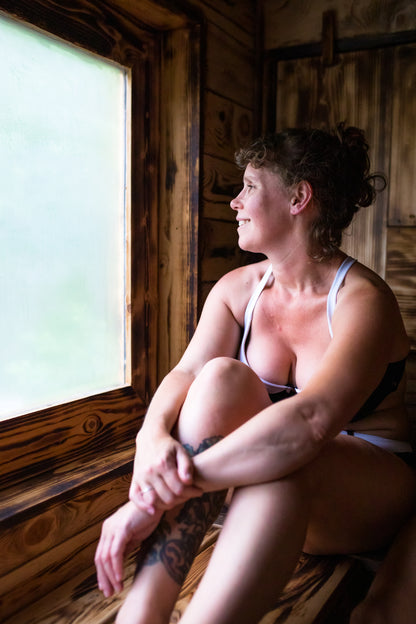 Shared Sauna Community Roots Garden on Kinburn St.