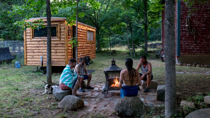 Shared Sauna Community Roots Garden on Kinburn St.